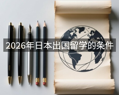 2026年日本出国留学的条件