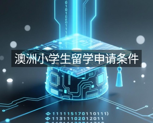 澳洲小学生留学申请条件