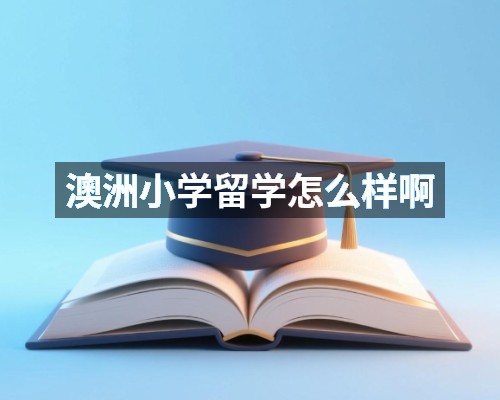 澳洲小学留学怎么样啊