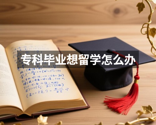 专科毕业想留学怎么办