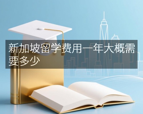 新加坡留学费用一年大概需要多少