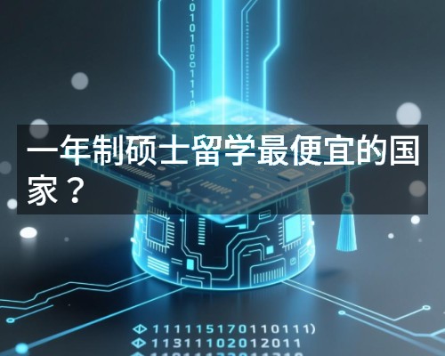 一年制硕士留学最便宜的国家?