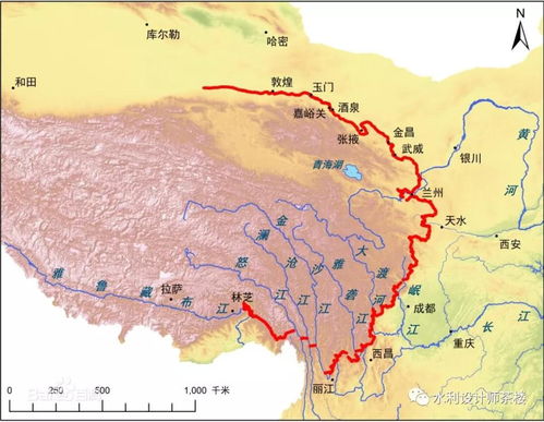 南水北调线路图,南水北调线路图