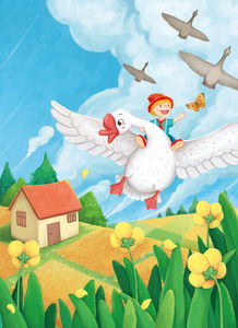 尼尔斯骑鹅旅行记故事梗概,骑鹅旅行记主要内容