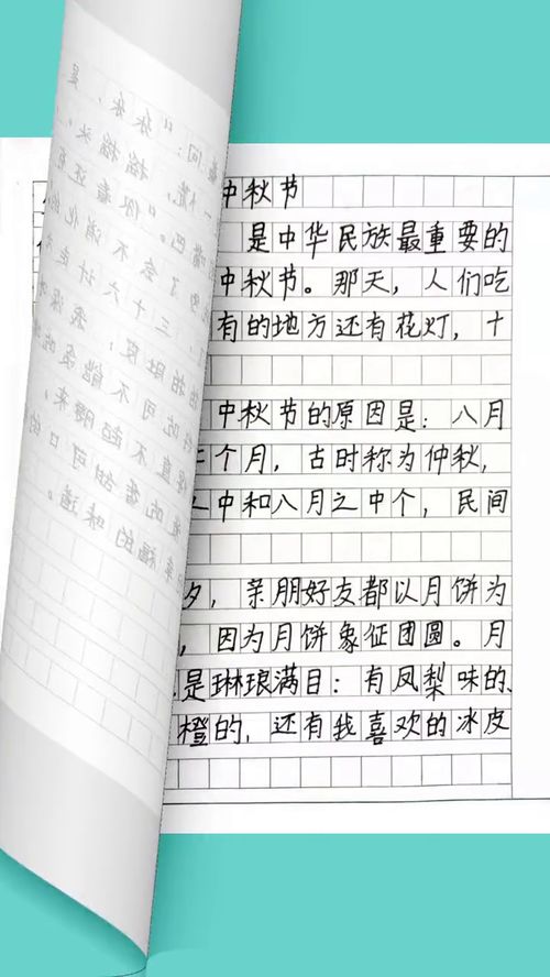描写中秋节的作文,关于中秋节的作文600字左右10篇