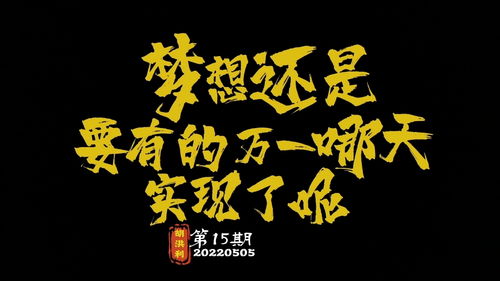 梦想还是要有的 万一实现了呢,梦想还是要有的，万一实现了呢 什么意思？