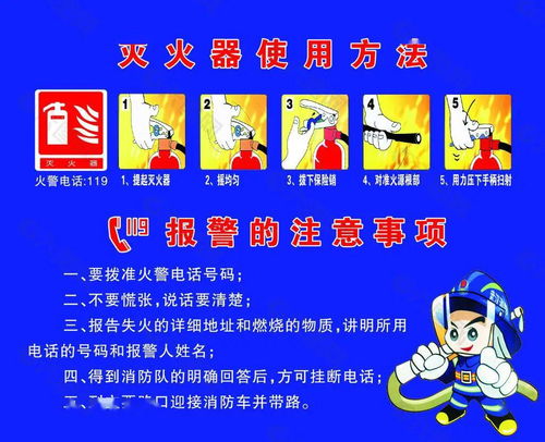 灭火器使用方法,灭火器的使用方法步骤