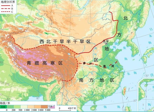 秦岭淮河一线地理意义,秦岭淮河一线地理意义