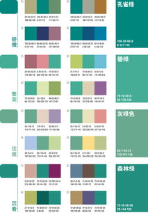 绿色的协调色,绿色的协调色